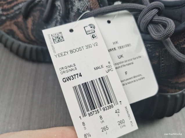 V2 Yeezy 350 GW3774 Adidas Oat Boost MX Black 0731
